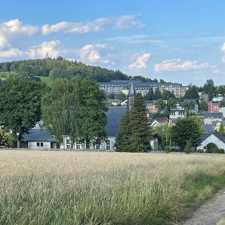 Ferienwohnung Greifenbach, Gartennutzung, Haustiere Willkommen Geyer Esterno foto
