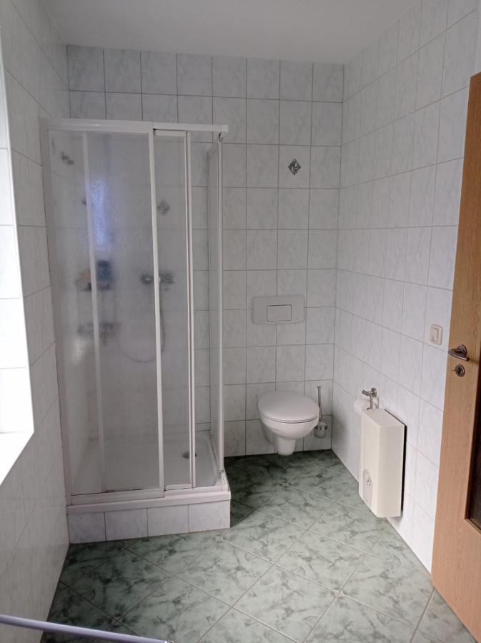 Ferienwohnung Greifenbach, Gartennutzung, Haustiere Willkommen Geyer Esterno foto