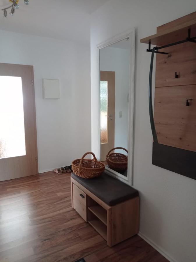 Ferienwohnung Greifenbach, Gartennutzung, Haustiere Willkommen Geyer Esterno foto