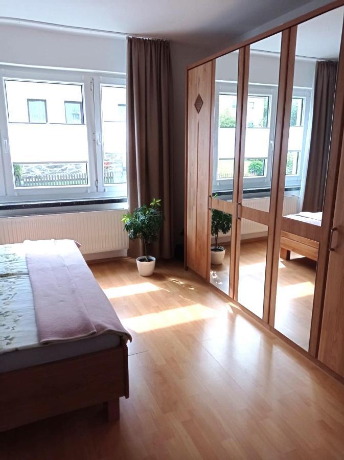Ferienwohnung Greifenbach, Gartennutzung, Haustiere Willkommen Geyer Esterno foto
