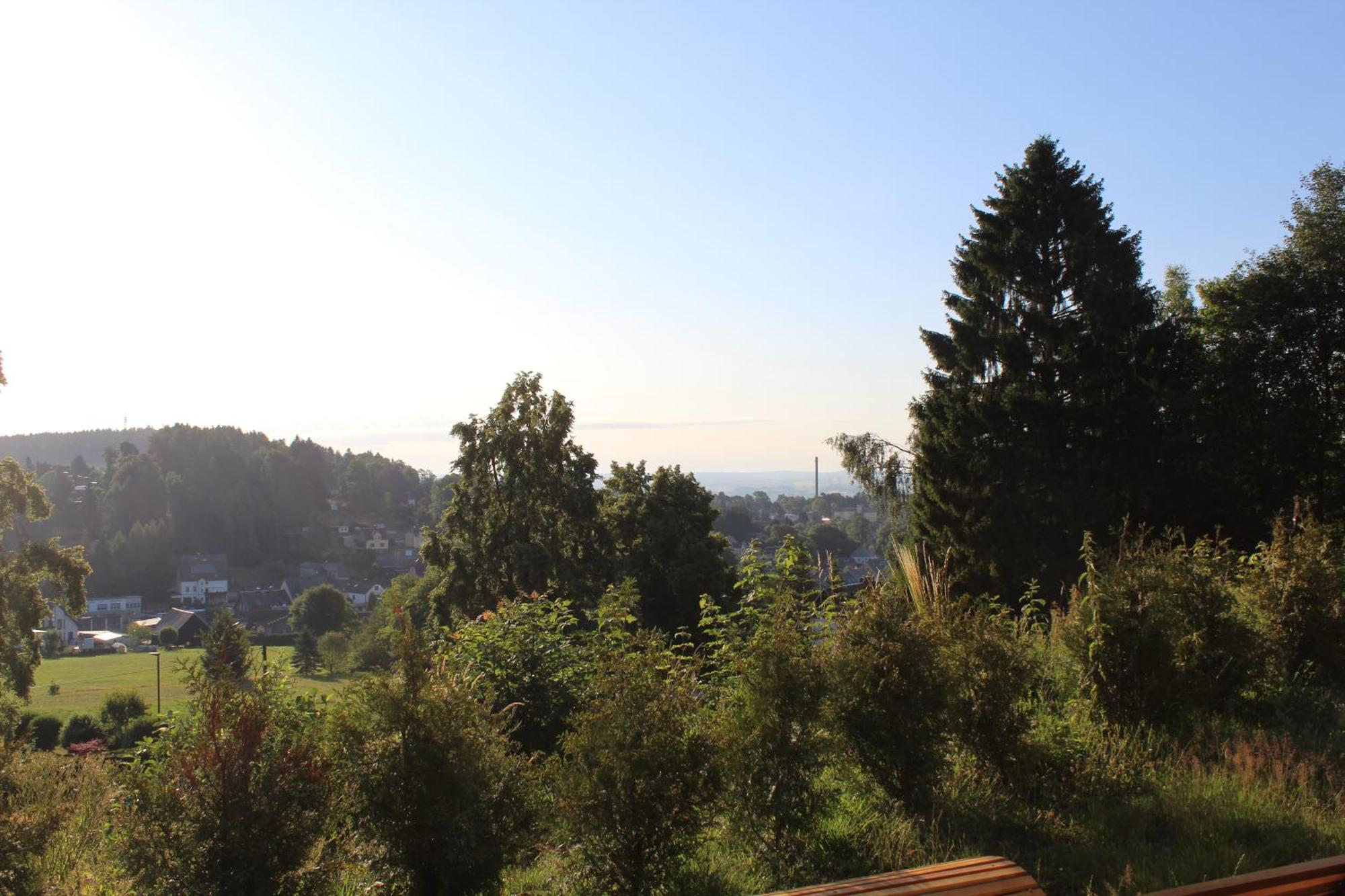 Ferienwohnung Greifenbach, Gartennutzung, Haustiere Willkommen Geyer Esterno foto