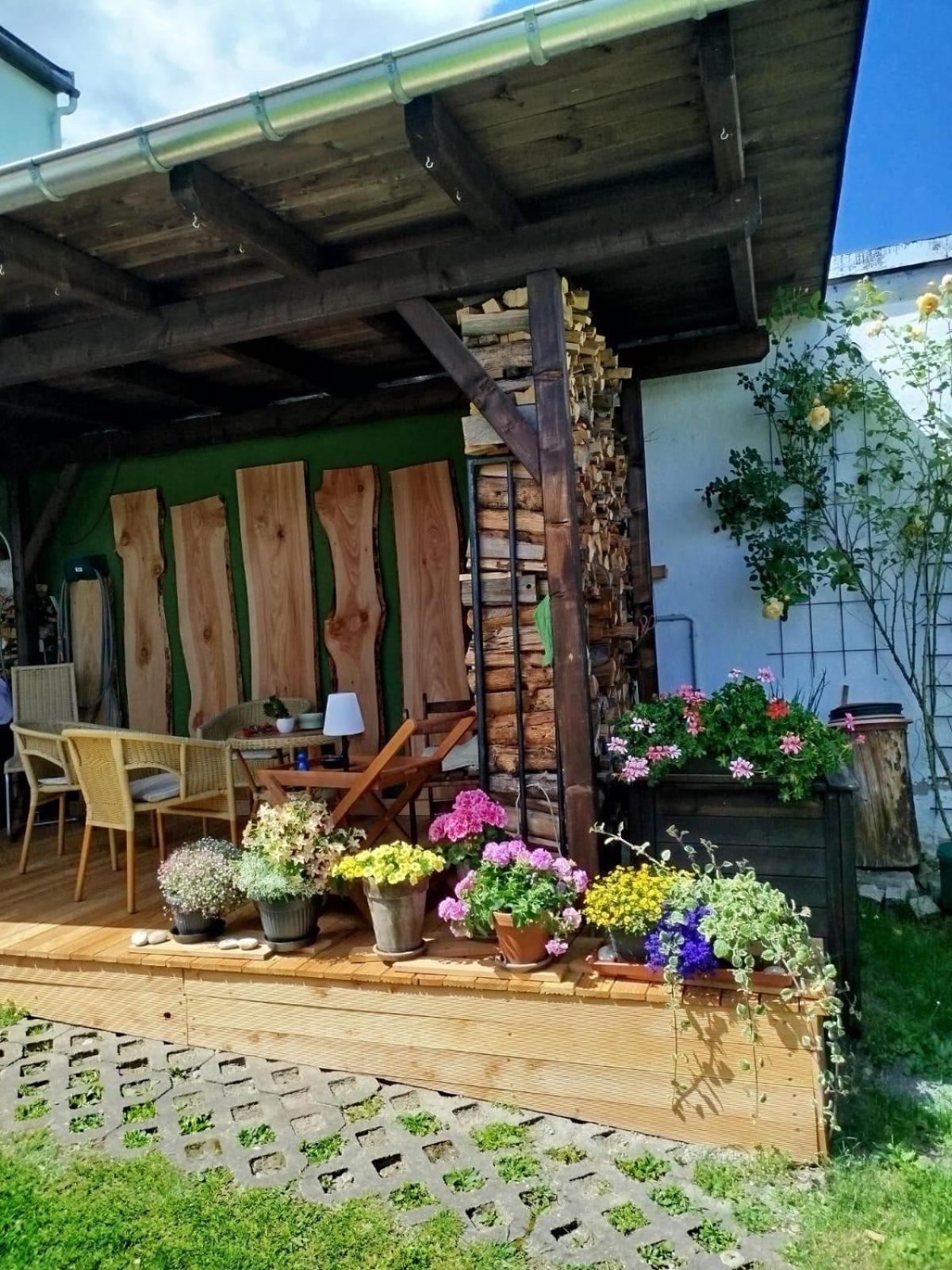Ferienwohnung Greifenbach, Gartennutzung, Haustiere Willkommen Geyer Esterno foto